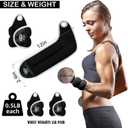 Weighted Gloves - Wrist Weights with Thumb Loops for Women, 0.5lb*2 1lb*2 2lbs*2 Set, Arm/Hand Weights for Running Walking Pilates Yoga