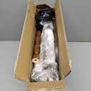 MaxSmeo Side Table with Charging Station, 3-Tier Small End Table with USB Ports and Outlets, Modern Oval Night Stand Accent Table for Living Room, Bedroom, Rustic Brown