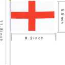 5 Pack England Mini HandHeld Stick Flag,Suitable For Various Holiday Parties,And National Flag Day.