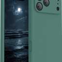 FireNova Magnetic for iPhone 17 Pro Case, Compatible with MagSafe, [Integrated Silicone Camera Control Button] [Camera Protection] Anti-Scratch Microfiber Lining Phone Case, 6.3", Midnight Green