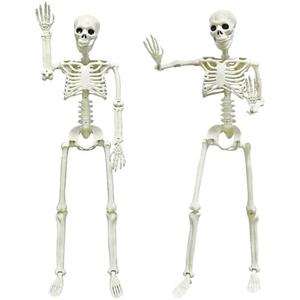 Amazon.com: CAMIRUS 2PACK 36" Skeleton Halloween Decorations, 3ft Life Full Size Skeleton with Realistic Posable Movable Joints for Halloween Haunted Houses, Lawn, Graveyard : Patio, Lawn & Garden