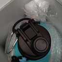 [2-IN-1 LID] Gallon Insulated Water Bottle with Silicone Boot (48hrs Cold/24hrs Hot) - DIY Stickers, Leakproof, BPA Free, 128 oz (Hydrangea)