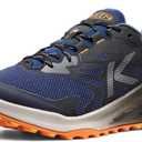 KEEN Men's Zionic Nxt Low Height Waterproof All Terrain Comfortable Hiking Shoes, Naval Academy/Bright Marigold, 10.5