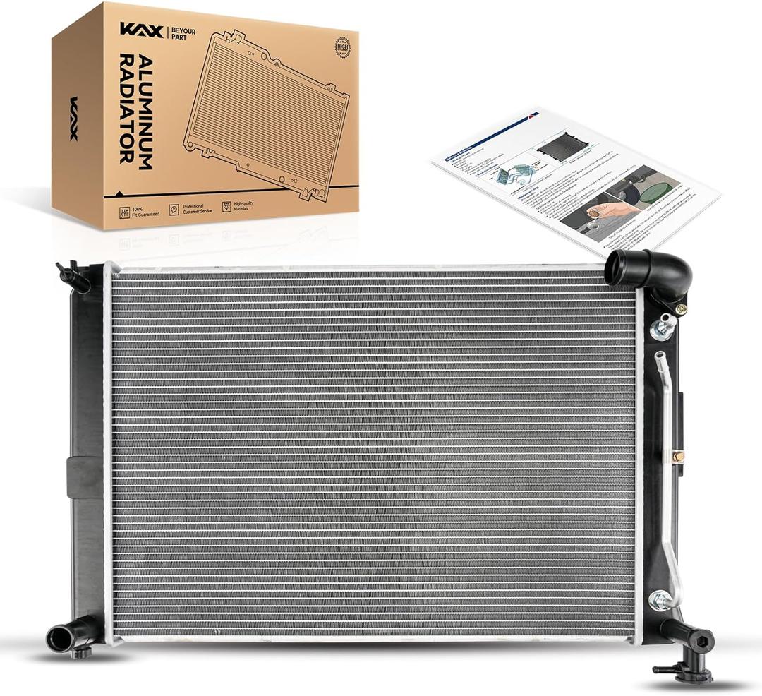 KAX CU13256 Engine Cooling Radiator Replacement, Compatible with 2004-2006 RX330(w/o Towing Package)