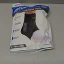 Slim-Fit Ankle Brace for Sprained Ankle, Quick Lace Up Ankle Support for Women Men with 2 Auto-Shaped Pads, Air Fabric Cool Ankle Stabilizer for Injury Recover, Running,Sports, L(13-14)