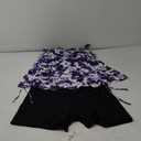 Aqua Eve Women Plus Size Tankini Swimsuit Two Piece Flowy Swimdress Bathing Suits with Shorts (Tie-dye) 20W