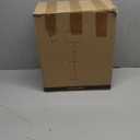 KIVDITZO Modern Floor Lamp for Living Room with Glass Tray and Night Light, Alabaster Bedroom Lamp, Tall Lamp with Linen Shade, Marble Base Standing Lamp for Living Room,Bedroom,Office(Bulb Included)