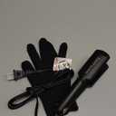 FARERY Portable Hair Straightener, 1.5 Inch Wider Plate Flat Iron for Short & Long Hair, Ceramic Travel Hair Straightener with Argan Oil & Keratin Infused, Universal Voltage, with Storage Bag (Black)