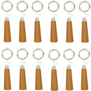Bottle String lights,12 Pack 10 LEDs 36.5 Inch AAA Battery Powered Warm White Bottle Cork Stopper Lights For Bottle DIY,Table Decorations,Christmas,Wedding,Party,Study,Bar Decoration.