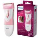 Philips SatinShave Essential Women’s Wet & Dry Electric Shaver for Legs & Body, Cordless, with Hypoallergenic Foil, HP6306/50, Pink