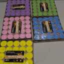 Landhoow 300 Pcs Unscented Assorted Colors Tealight Candles 6 Colors Mini Tealight Candles Bulk 2 Hours Burn Time Small Flameless Votive Smokeless Tealights for Christmas New Year Wedding Decor