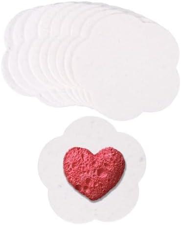 3 x 10pcs Magic Foam Texture Papers, 2.36x2.36in 3D Puffy Art Paper Flower Shape Sponge Canvas Blank Foam Texture Painting Sheets Kit for DIY School Home Desk Decor Creative Crafts Gifts