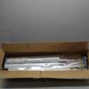 Cordless Blackout Roller Shades Blinds for Windows Free-Stop,Pull Down Room Darkening with Valance,Thermal Insulated Woven Fabric Window Door Blinds for Home,Office,Linen 34" W x 72" H