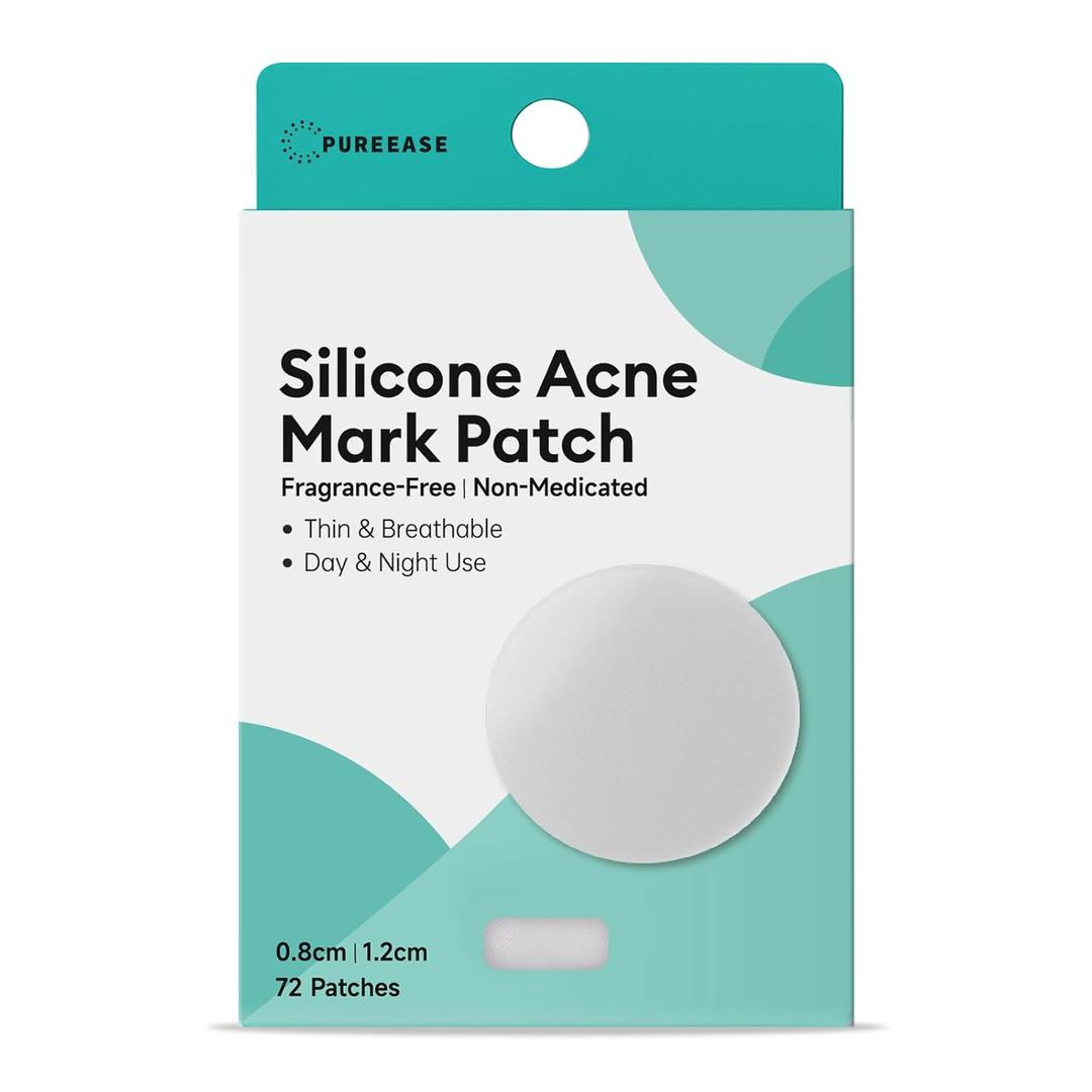 Acne Scar & Dark Spot Patches  Gentle Non-Adhesive Silicone Dots, Safe for Sensitive Skin  Ultra-Thin, Breathable & Nearly Invisible  72 Pimple Patches, 2 Sizes
