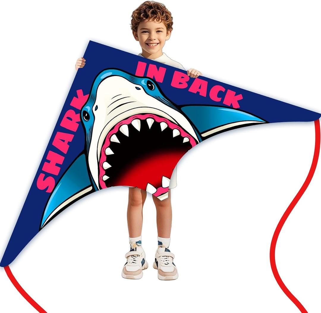 Kites Easy to Fly for Kids and Adults& Beginner, Outdoor Kite for Boys & Girls Toy,Perfect for Beaches and Parks & Family Fun (Ocean Overlord, 1)