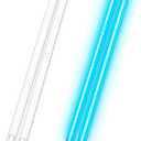 2 Pack 55 Watts UV Light Bulb, 20.9" 2G11 Base-4 Pin UV Bulb Replacement for Pond Filter & Aquarium Clarifier, Compatible with Jebao PU55, CW55, Oase Bitron 55, SUNSUN 55W Clarifier