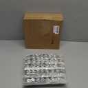 Hoolerry Disco Party Decorations 6 Pcs 6.56ft Long Mini Disco Ball Beaded Garlands Reflective Mirror Ball Hanging Banner 70s 80s Retro Party Backdrop Supplies for Christmas Birthday Wedding(Silver)