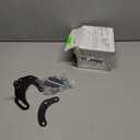 Black SWP Power Steering Pump Bracket for SBC Sb Chevy 283 305 327 350 383 400 with Short Water Pump