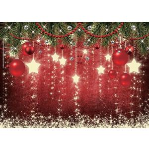 CHAIYA 10x8ft Christmas Red Photography Backdrop Xmas Theme Backdrop New Year Decoration Background Christmas Family Party Decorations Banner