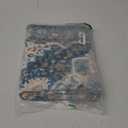 WILLSUN Washable Area Rugs, 2x3 Non-Slip Boho Small Area Rugs for Entryway, Kitchen, Bathroom, Machine Washable Vintage Rug, Indoor Floral Print Carpet for Home Decor, Kid & Pet Friendly Mat (Blue)