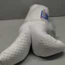 SAHEYER Side Sleeper Pillows for Adults, U Shaped Body Pillow for Pain Relief, Orthopedic Memory Foam Shoulder Pillow for Side,Stomach, Back, Arm with Removable Washable Cover (Upgraded Version),White (25.59x 23.93x4.72/2.36 inch)