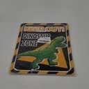 Dinosaur Birthday Decorations - 12 PCS Dinosaur Party Supplies for Boys Kids Dino Birthday Funny Dinosaur Sign Decor for Jurassic Theme Baby Shower Summer Party Favors Caution T-Rex Sign Wall Decor