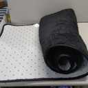 B BENRON Soft Runner Rugs for Bedroom 2x6, Non Slip Runners for Hallway Kitchen Laundry Dorm Washable, Minimalist Low Pile Long Rugs for Boys Men Girls Kids, Black