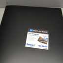 Sooez Heavy Duty Binder with Plastic Sleeves 18"x24", Portfolio Folder with 30 Clear Sheet Protectors, Display 60 Pages, Presentation Book for Artwork, Sheet Music, Document (Black)