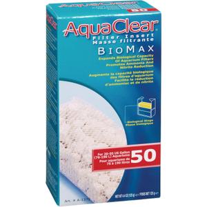AquaClear BioMax Biological Material Remover Inserts  Replacement Chemical Filter Media for 50 Gallon Tank