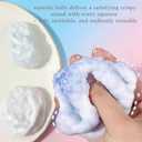 2 Pcs Crunchy Noisy Stress Balls, Ice Skin Crunchy Squishy Balls, Soft Moldable Squeeze Balls for Home Office or Travel