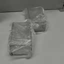 ELLDOO 2 Drawers Tea Bag Organizer, Clear Acrylic Stackable Tea Bag Storage Holder for Kitchen Pantry, Coffee Pod Snack Storage for Countertop Cabinet