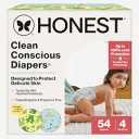Honest Diapers 2 packs of 26 size 4