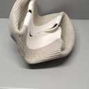 COMFY-HOMI Large Laundry for Organizing|Rectangle Cotton Rope Storage with Handles|Blanket for Living Room|Woven Laundry for Towels, Toys, Clothes-22x15x12-White/Brown