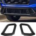 ZZEQYG ABS Material Front Bottom Bumper Lid Cover Strip Trim Compatible with Honda CRV Hybrid 2023-2026 Accessories for CR-V Hybrid Sport Touring Front Bumper Protector 2PCS