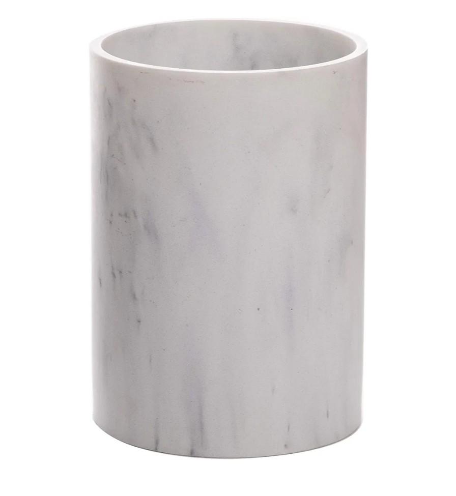 BINO | Kitchen Utensil Holder for Countertop, Matte Marble | Utensils Caddy | Countertop Utensils Holder | Utensil Crocks for Kitchen | Cooking Spatula Crock