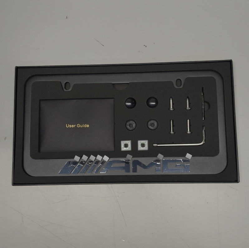 Black License Plate Frame