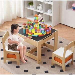 Kids Table And Chair Set With Storage RG-KTC01