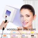 Yofuly Portable Facial Skin Analyzer with Shade Cloth, Woods Lamp for Home Use Salon SPA Machine