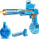 Electric Water Gun, Water Guns for Adults, Large Capacity High Powered Squirt Electric Water Gun, Range 28-32 FT, Summer Water Pistol Toys for Pool Party Beach Outdoor (Blue)