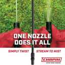 Chapin 20005 Pump Sprayer, 2Gallon, Lawn & Garden, Translucent Poly Tank, FunnelTop, SureSpray, Adjustable Cone Nozzle & 34" Hose for Fertilizer, Weed & Pest Application