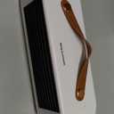 800W portable fast heating heater, multifunctional space heater with 2-level adjustable overheating, suitable for use in bedrooms, offices, and indoor environments (white)