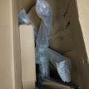 Saddle Stool Rolling Chair, Lash Tech Stool Ergonomic Saddle Chair for Bar Salon Spa Tattoo Makeup Hair Stylists (Black)