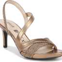 LifeStride Women's Mia Glitz Strappy Heeled Dress Sandals 9 Wide