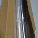 41-124 Inch Heavy Duty Silver Tension Curtain Rod - No Drilling, Adjustable, Rust-Proof for Outdoor, Living Room, Bathroom