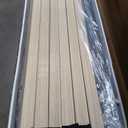 IDEALHOUSE Queen Bed Frame with Natural Rattan Headboard, Sturdy Wooden Slats, Metal Platform, Boho Cane Mattress Support, No Box Spring Needed, Stylish and Robust Bedroom Furniture