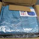 4FT Bean Bag Chair with Ultra Soft Velvet Cover Bean Bag Sofa with Memory Foam Bean Bag Chairs with Large Size Lazy Sofa for Dorm Office Living Room Bedroom Sea Blue 4'