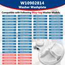 W10902814 Washer Washplate Fit for May-tag MVWB835DW0 MVWB855DC0 MVWB855DW0 MVWX655DW0 MVWX655DW1 MVWX655DW2 MVWB835DW4 MVWB855DC3 MVWB835DW3 MVWB755DW0 MVWB835DC0 MVW7232HW1 7MMVWB835EW0 7MMVWB855EC0