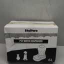 1.58 Gallon Automatic Dog Water Bowl Dispenser, Large Capacity Water Feeder for Cats and Dogs, BPA-Free, 1.58 Gallon Grey