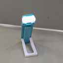 Book Reading Light, Silent Touch Clip-on Book Lamp with 3 Amber Colors & 7 LEDs Precise Dimming for Eye Caring Night Reading, Kids (Blue)