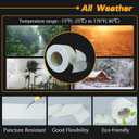 BXI HDPE Double Sided Sealant Lap Tape for Waterproof Membrane Bonding. 4 Inch x 65 Ft Seam Sealing Overlap Tape. Adhesive, No Leak. Liner On Roof, Pond, Pool